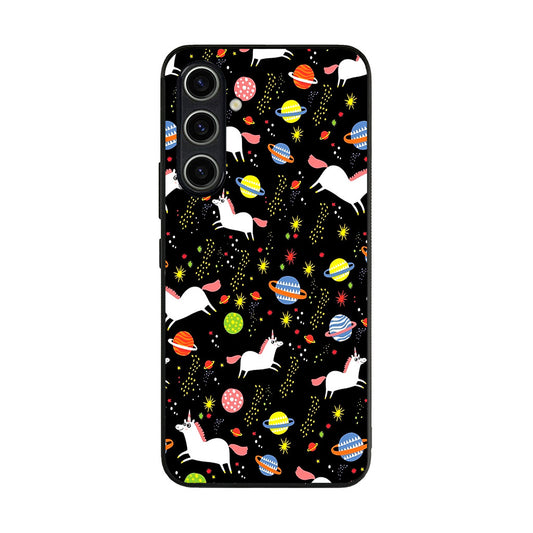 Space Unicorn Pattern Samsung Galaxy A54 5G Case