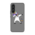 Unicorn Dabbing Grey Samsung Galaxy S23 FE Case