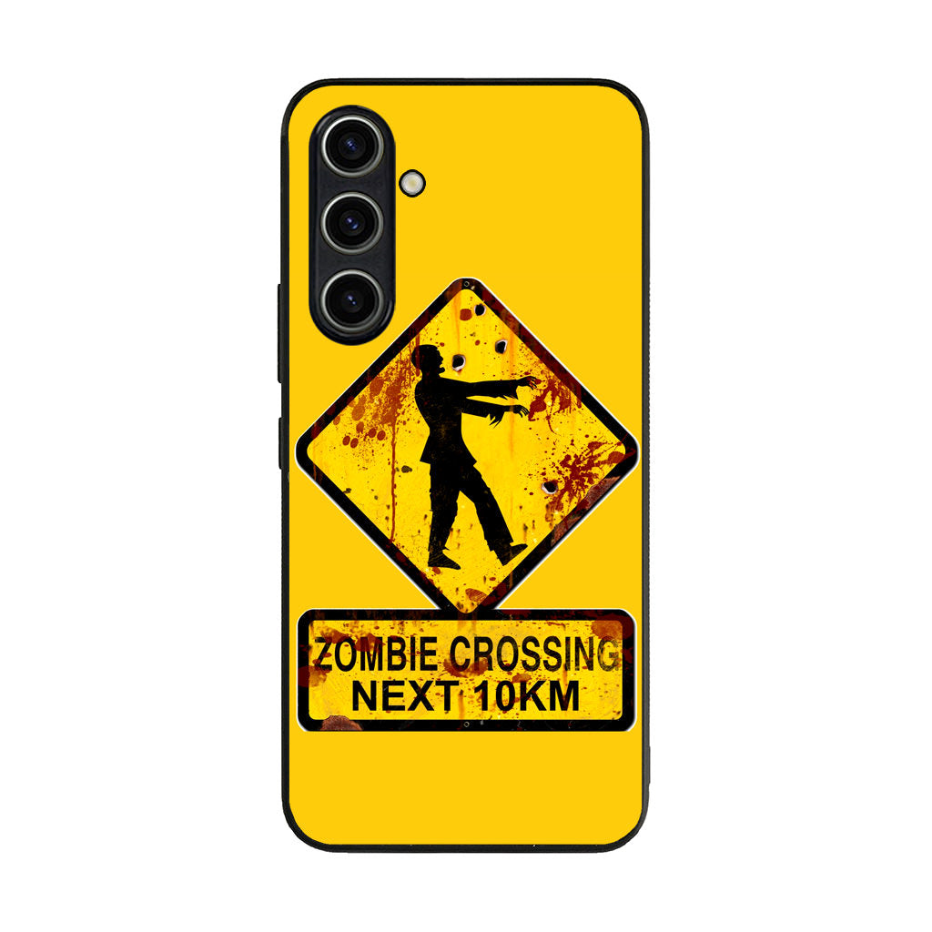 Zombie Crossing Sign Samsung Galaxy S23 FE Case