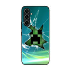 Creeper Glass Broken Green Samsung Galaxy A25 5G / Galaxy A15 5G Case