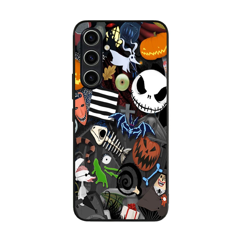 Nightmare Before Chrismast Collage Samsung Galaxy S23 FE Case