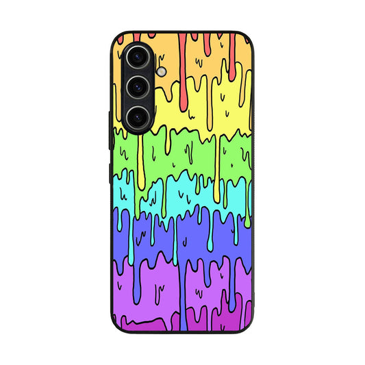 Pastel Kawaii Melting Rainbow Samsung Galaxy S23 FE Case