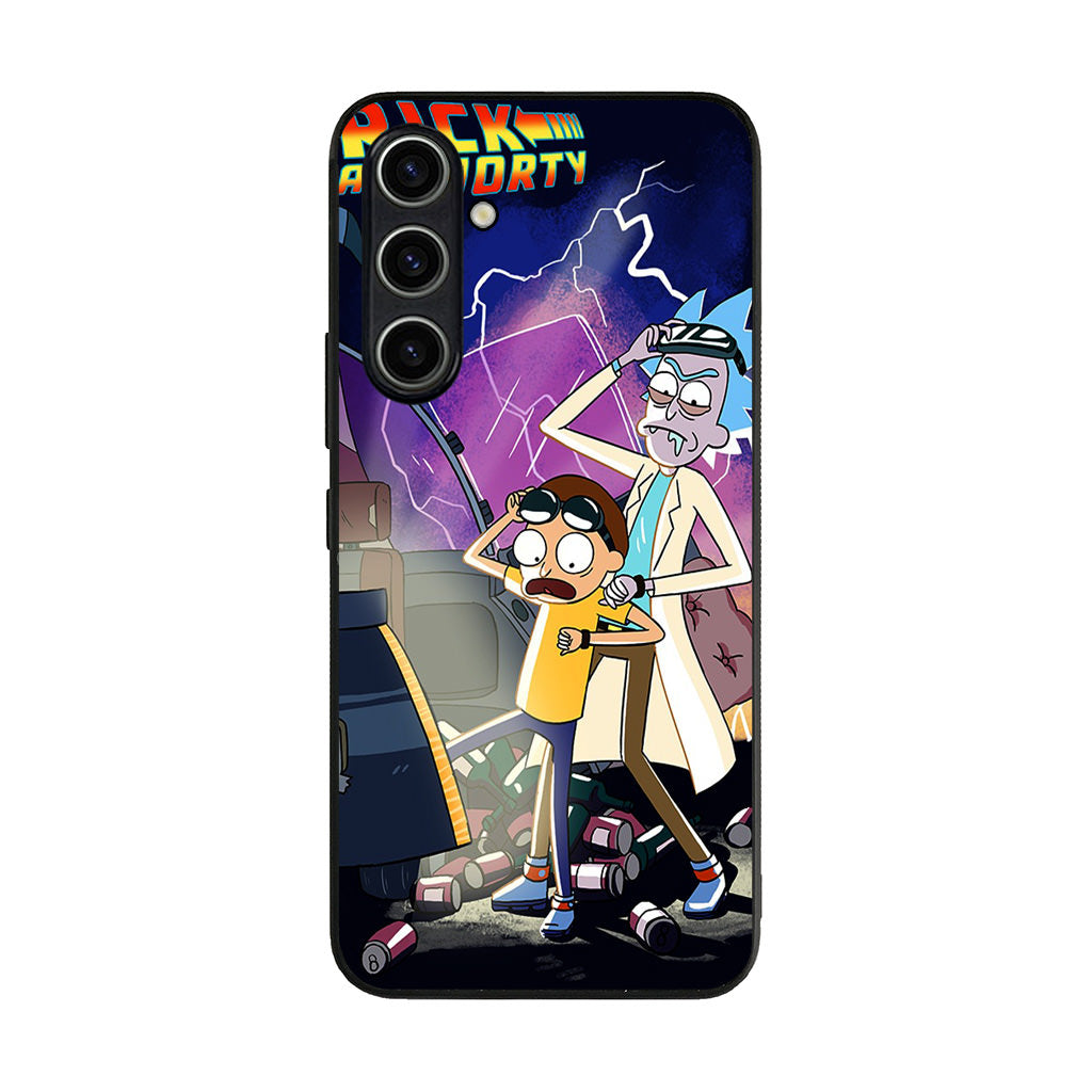 Rick And Morty Back To The Future Samsung Galaxy S23 FE Case