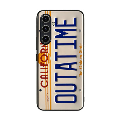 Back to the Future License Plate Outatime Samsung Galaxy A54 5G Case