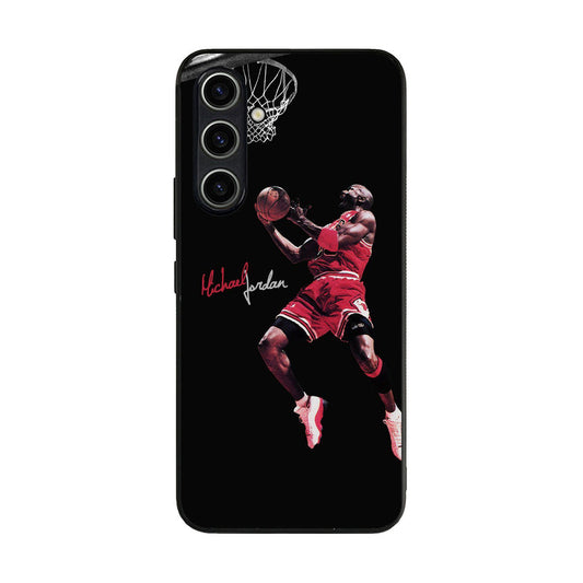 Michael Jordan Epic Jump Samsung Galaxy S23 FE Case