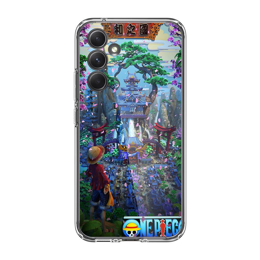 Flower Capital of Wano One Piece Samsung Galaxy S23 FE Case