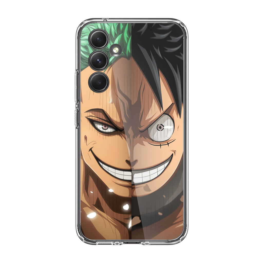 Luffy And Zoro Half Smile Samsung Galaxy S23 FE Case