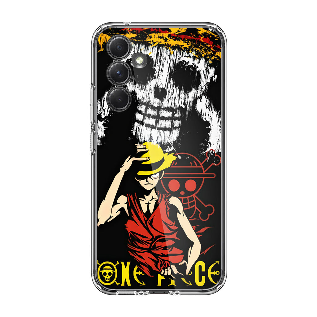 Monkey D Luffy Paint Art Samsung Galaxy S23 FE Case