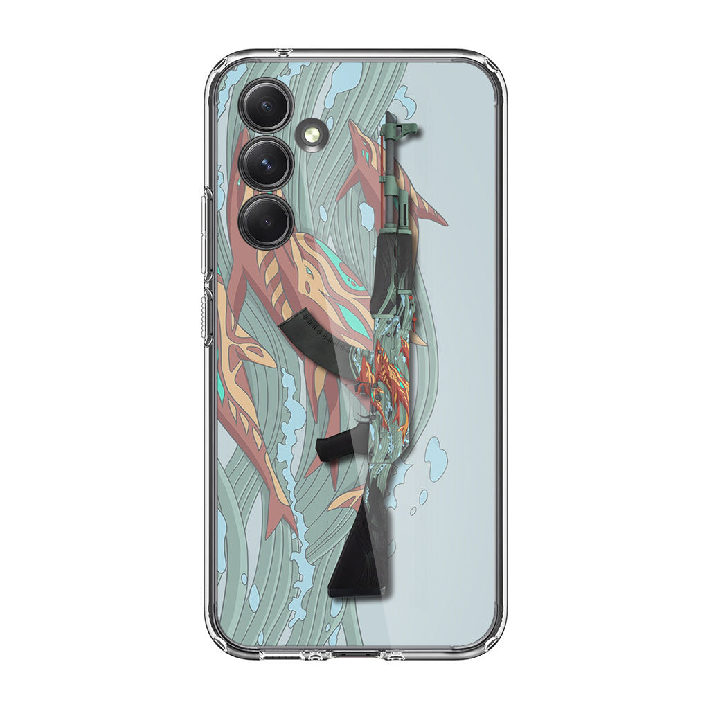 AK-47 Aquamarine Revenge Samsung Galaxy A54 5G Case