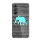 Aztec Elephant Turquoise Samsung Galaxy A25 5G | Galaxy A15 5G Case