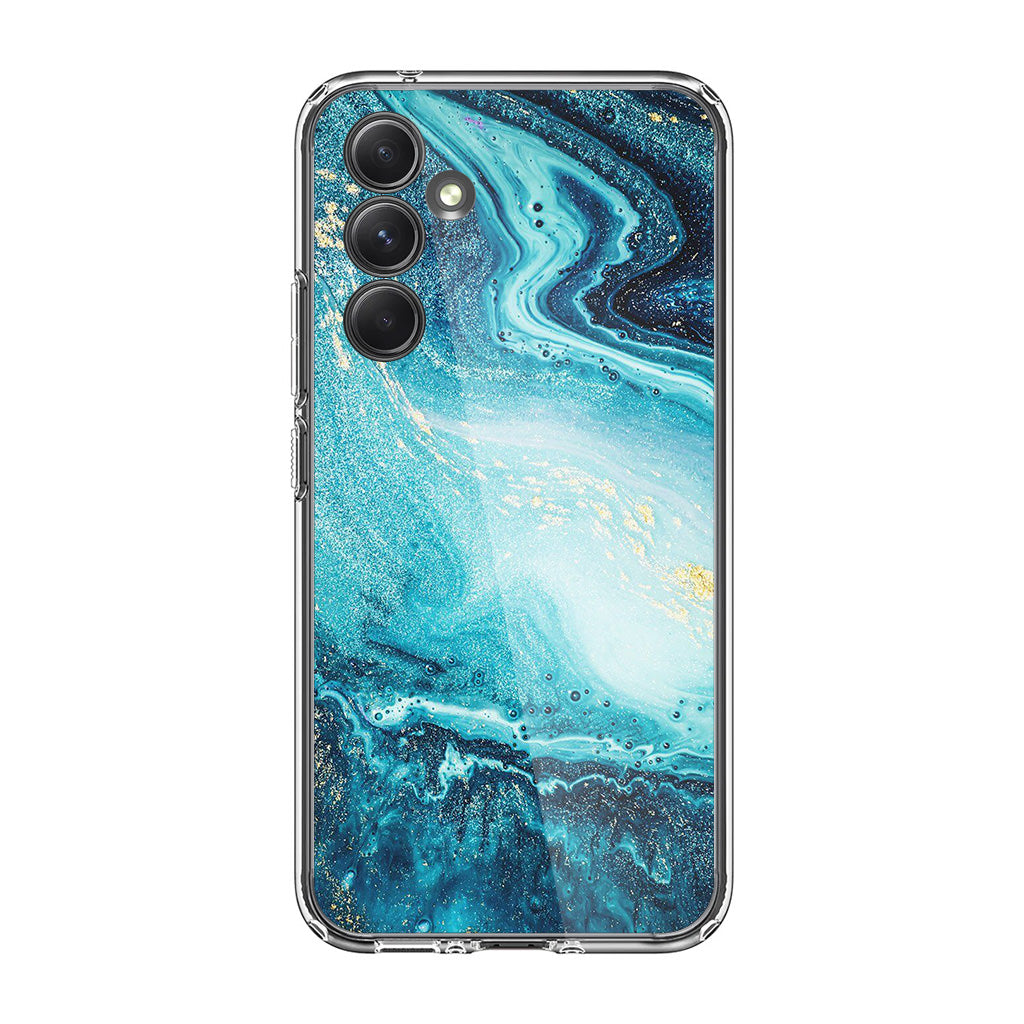 Blue Water Glitter Samsung Galaxy A25 5G | Galaxy A15 5G Case