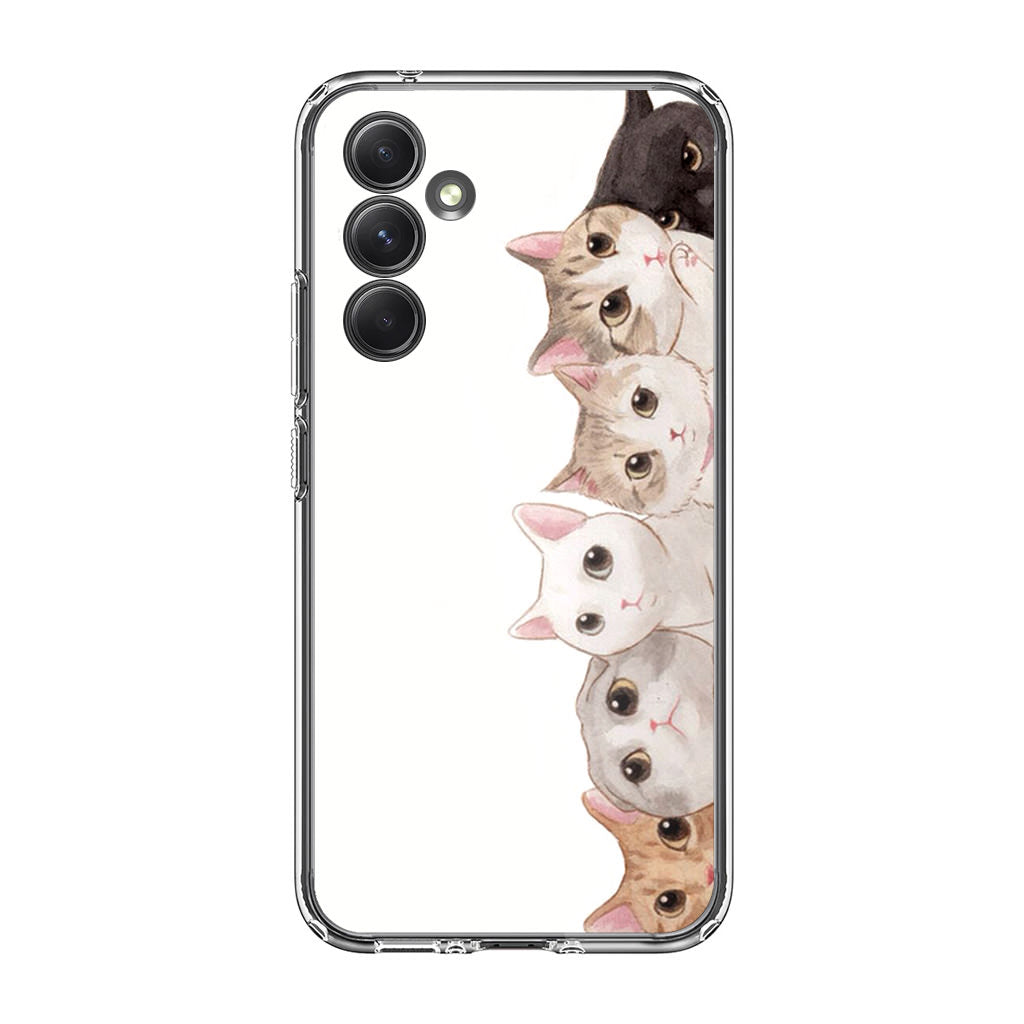 Cute Cats Vertical Samsung Galaxy A25 5G | Galaxy A15 5G Case