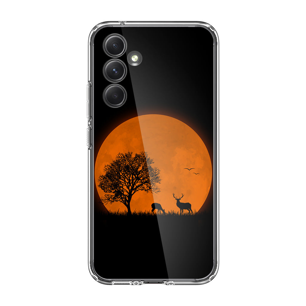 Deer Silhouette Samsung Galaxy A54 5G Case