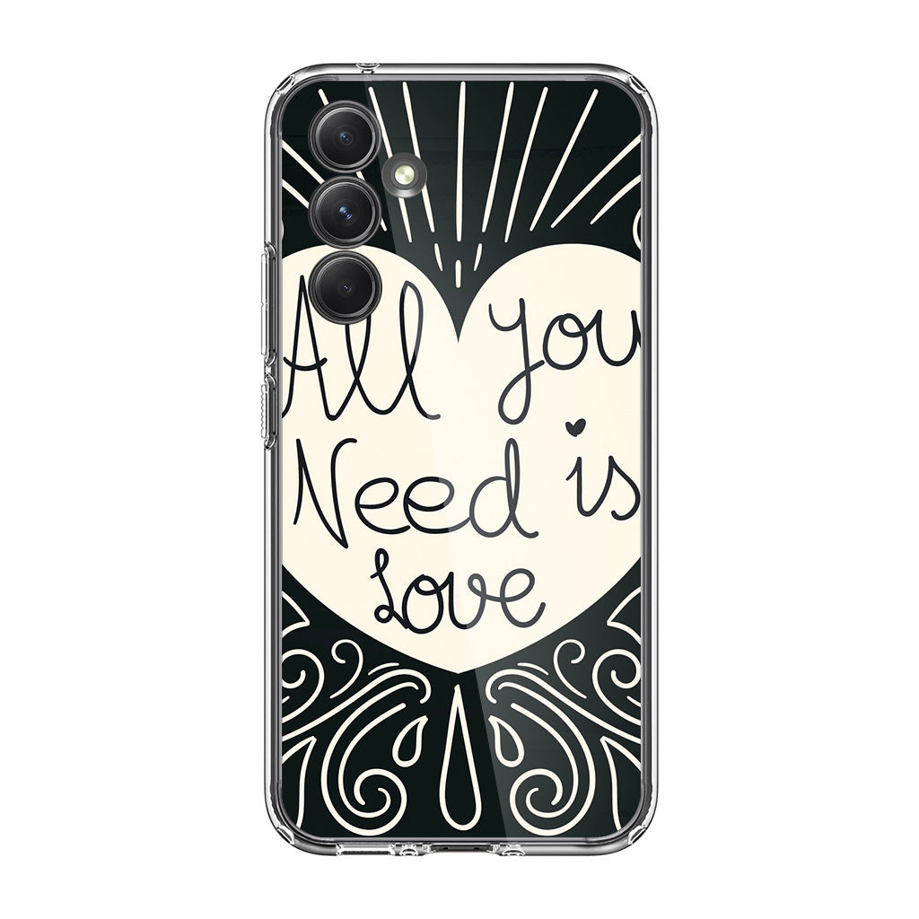 Drawn Love Samsung Galaxy A54 5G Case