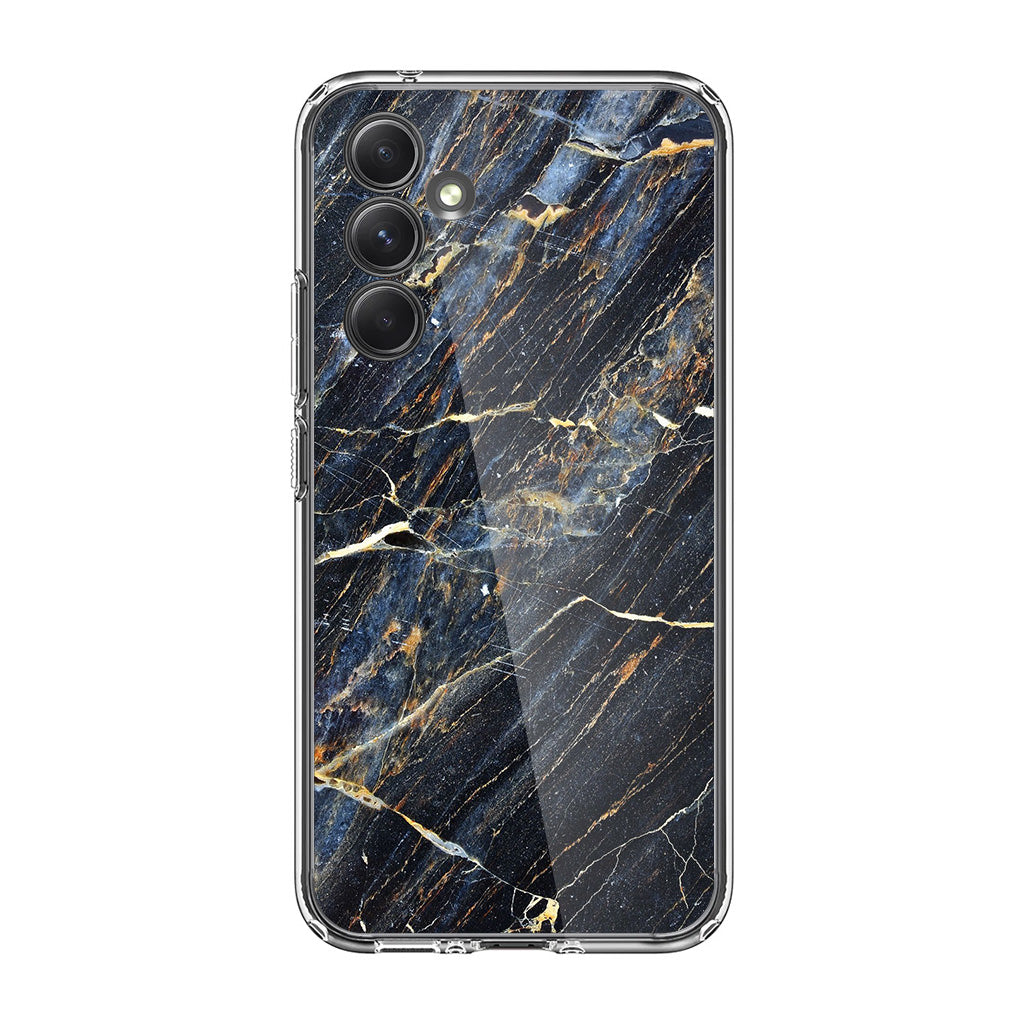 Golden Black Marble Samsung Galaxy A54 5G Case