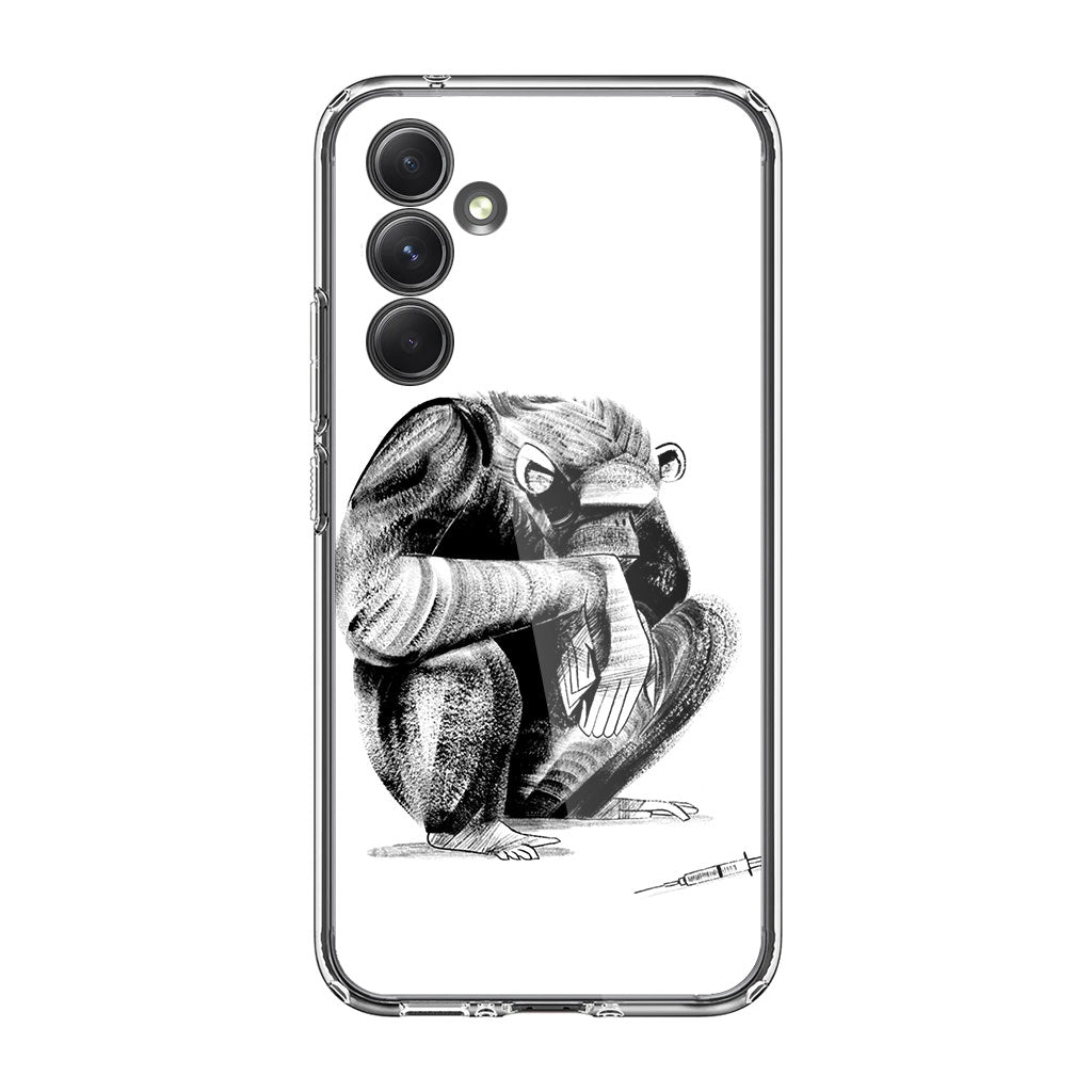 Guinea Chimp Samsung Galaxy A54 5G Case