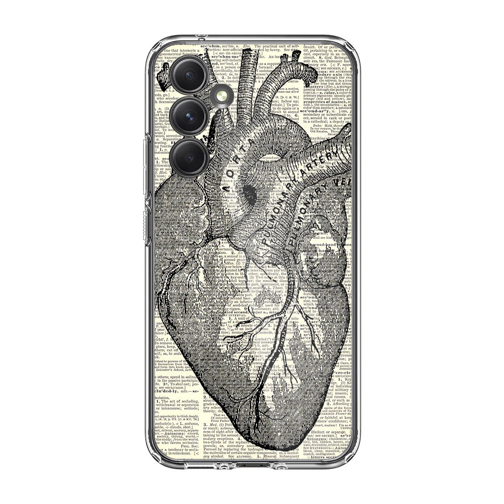 Heart Book Art Samsung Galaxy A54 5G Case