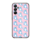 Horned Whales Pattern Samsung Galaxy A54 5G Case