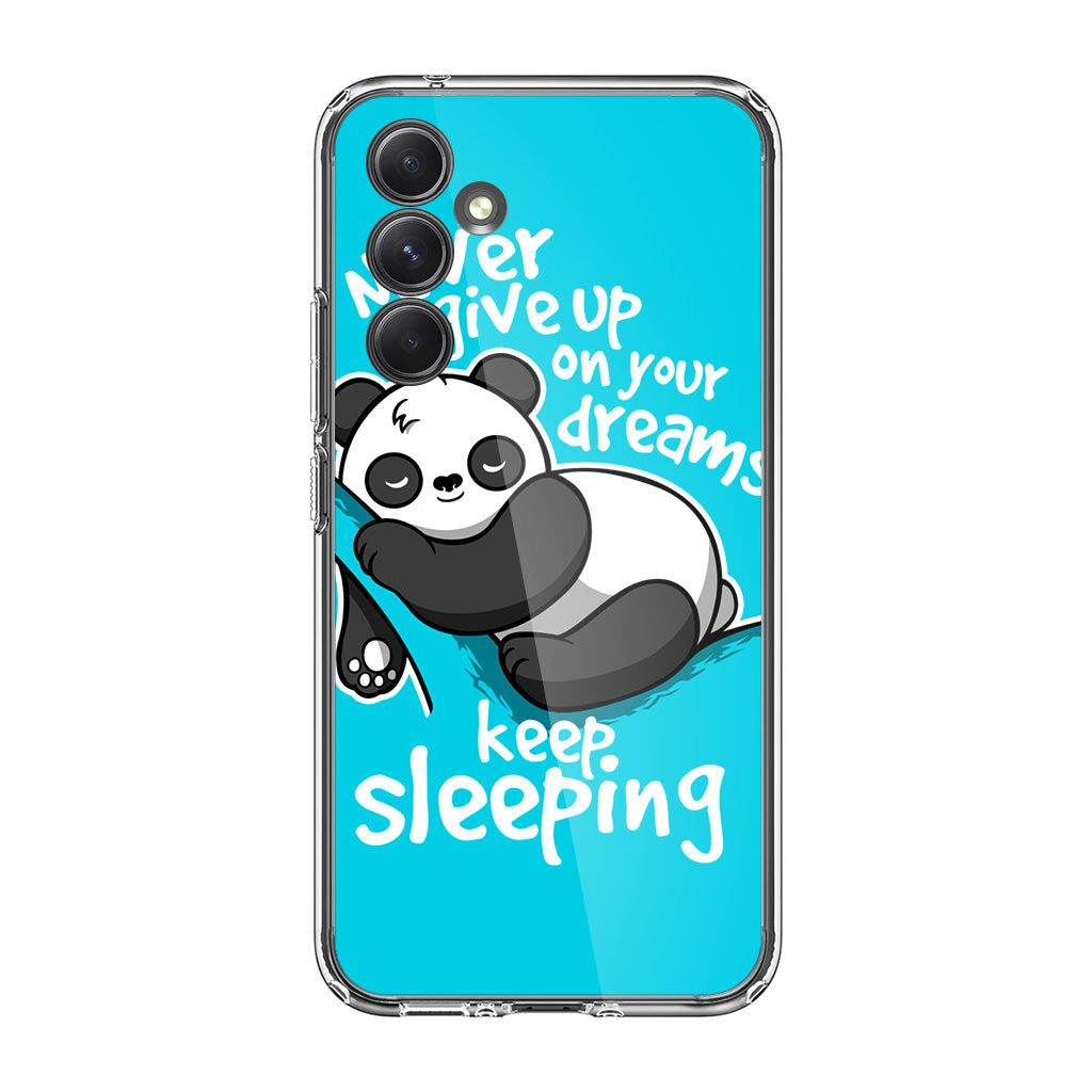 Panda Keep Sleeping Samsung Galaxy S23 FE Case