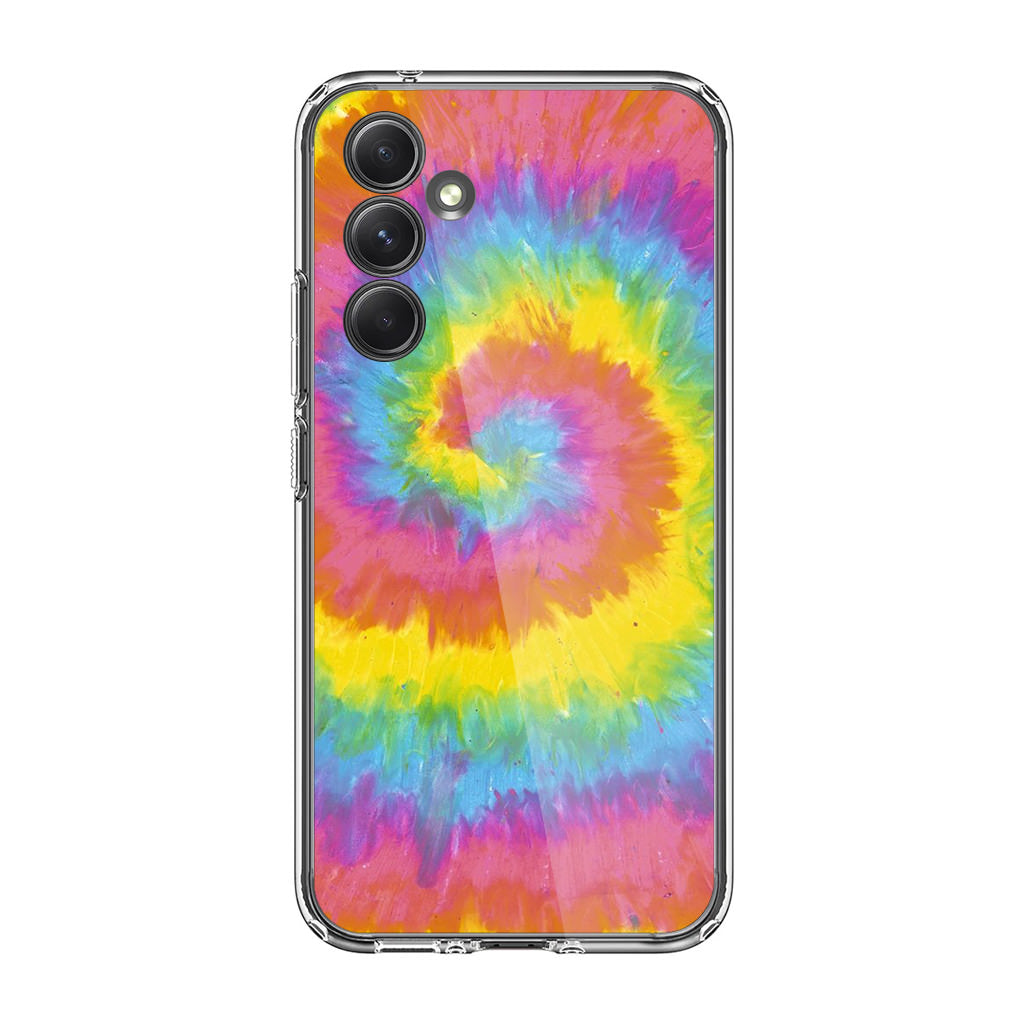 Pastel Rainbow Tie Dye Samsung Galaxy S23 FE Case