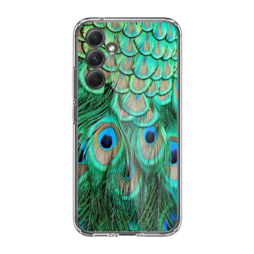 Peacock Feather Samsung Galaxy A54 5G Case