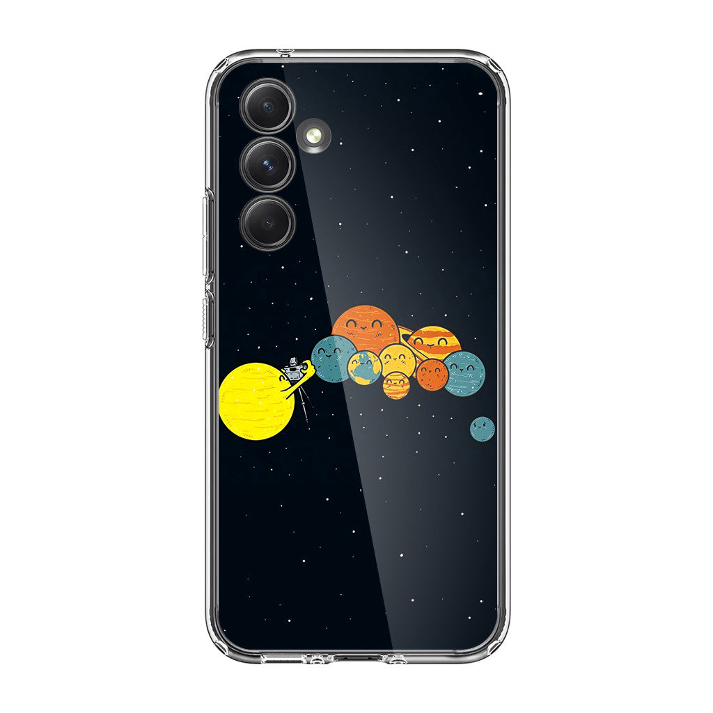 Planet Cute Illustration Samsung Galaxy A25 5G | Galaxy A15 5G Case