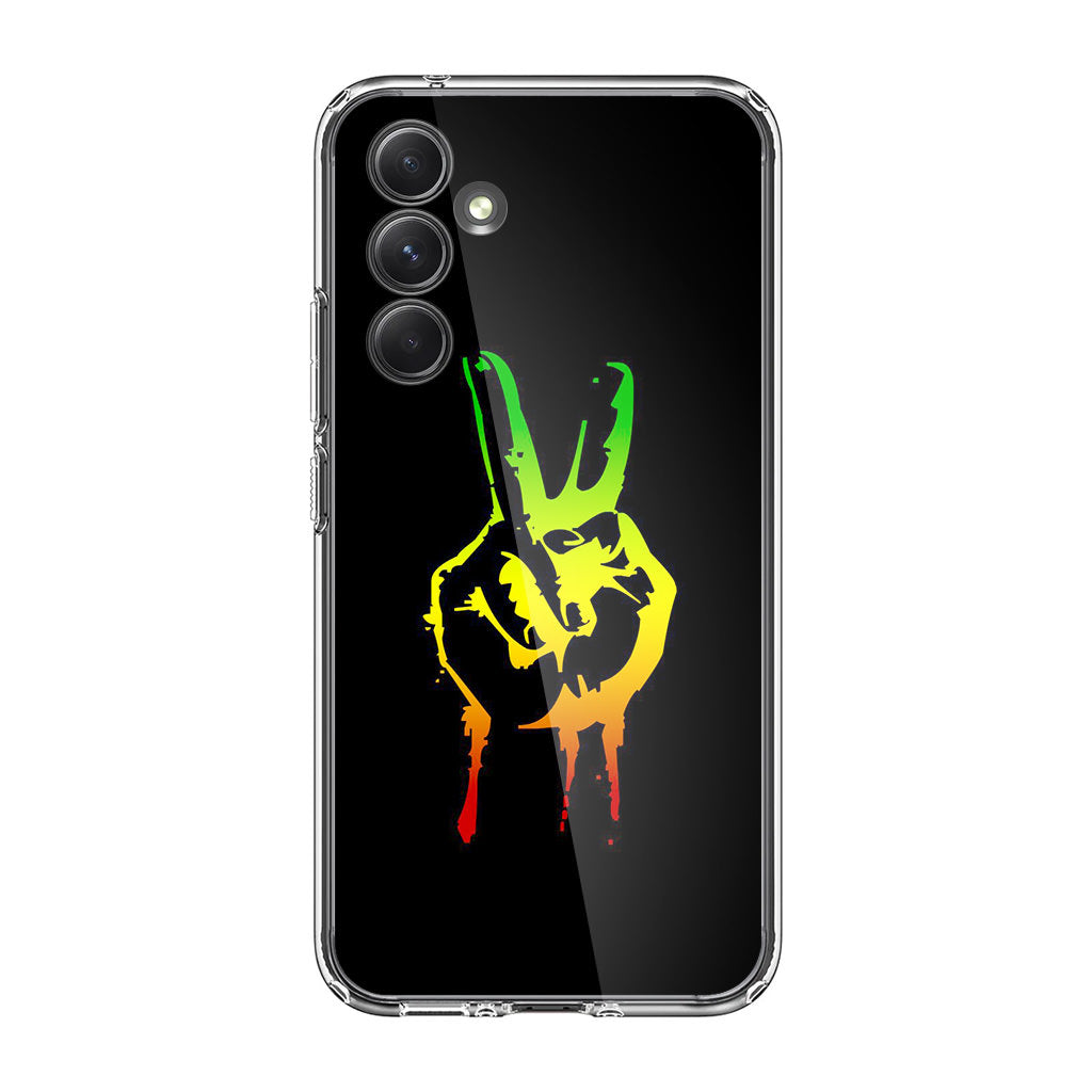 Reggae Peace Samsung Galaxy A54 5G Case