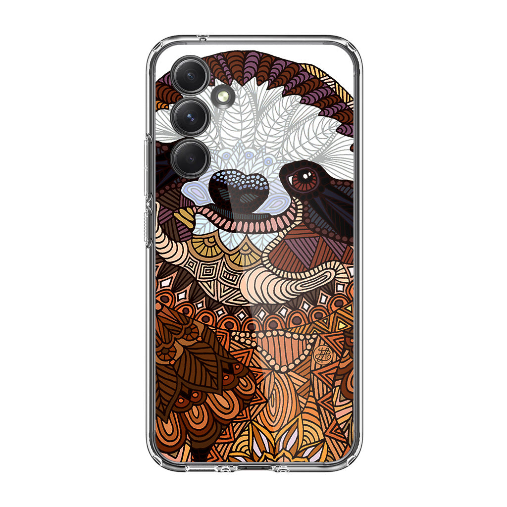 Sloth Ethnic Pattern Samsung Galaxy S23 FE Case