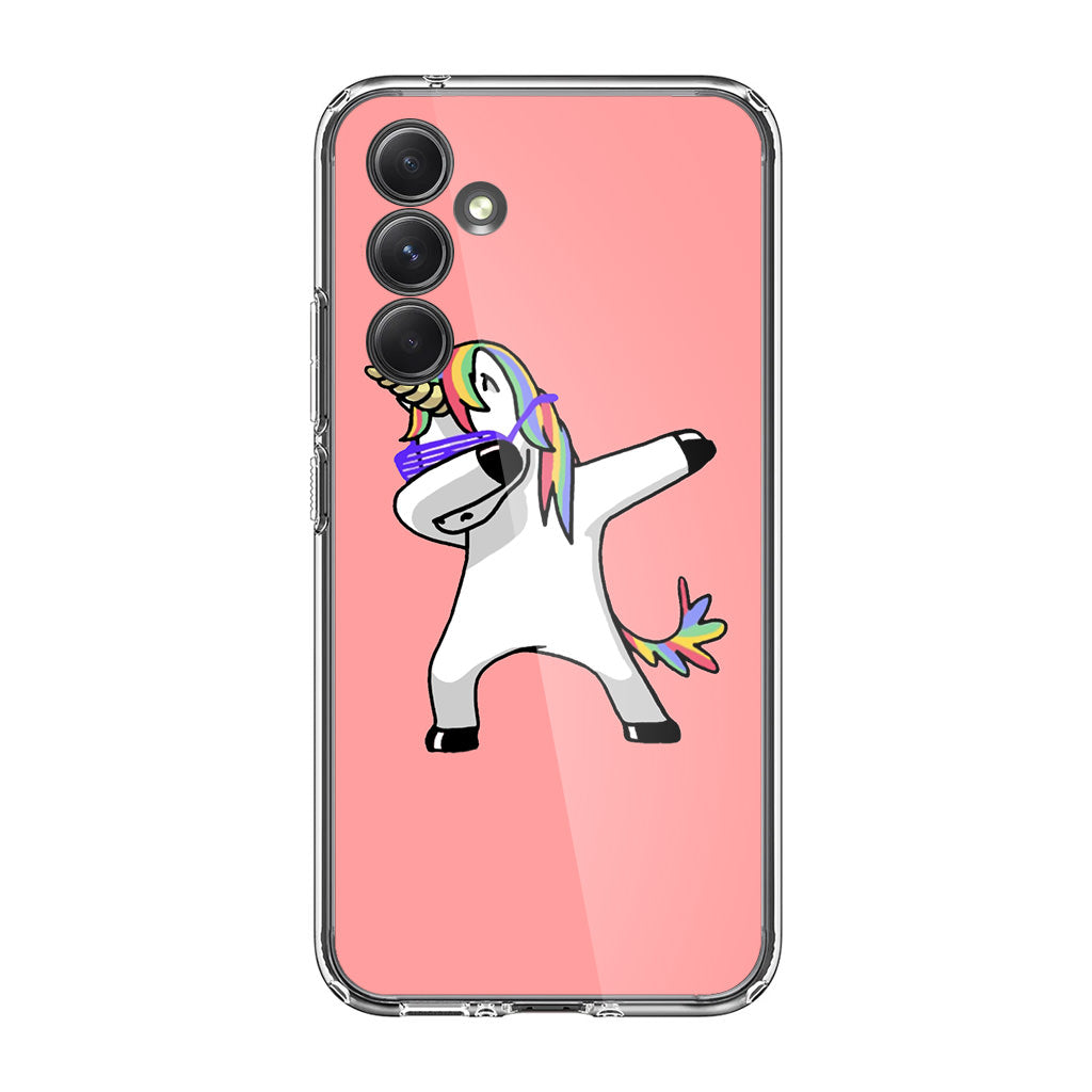 Unicorn Dabbing Pink Samsung Galaxy A25 5G | Galaxy A15 5G Case