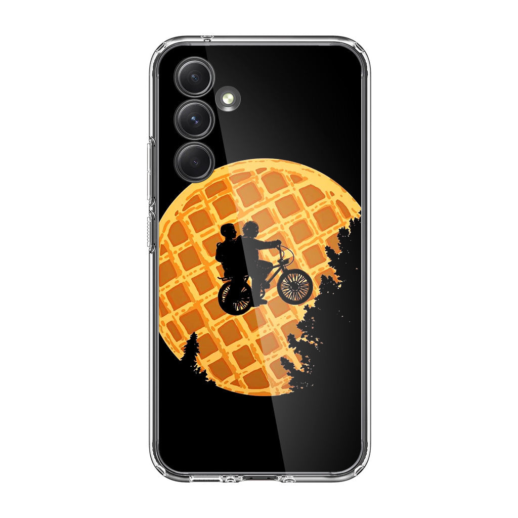 Waffle Moon Stranger Things Samsung Galaxy S23 FE Case
