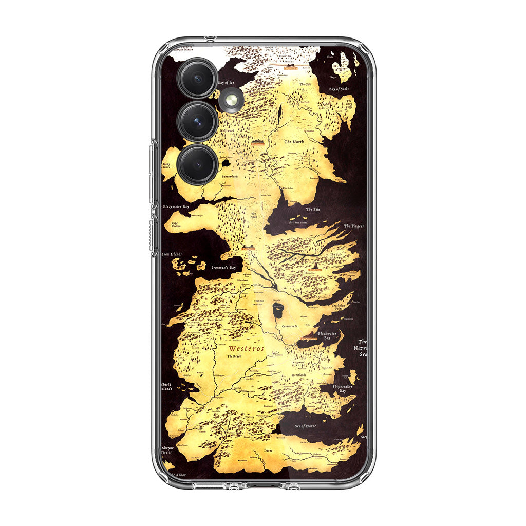 Westeros Map Samsung Galaxy A54 5G Case