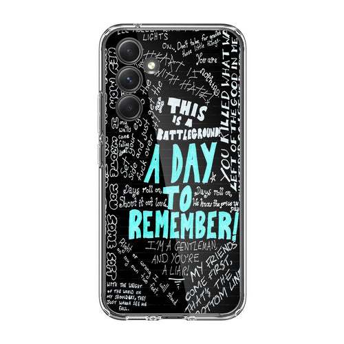 A Day To Remember Quote Samsung Galaxy A54 5G Case