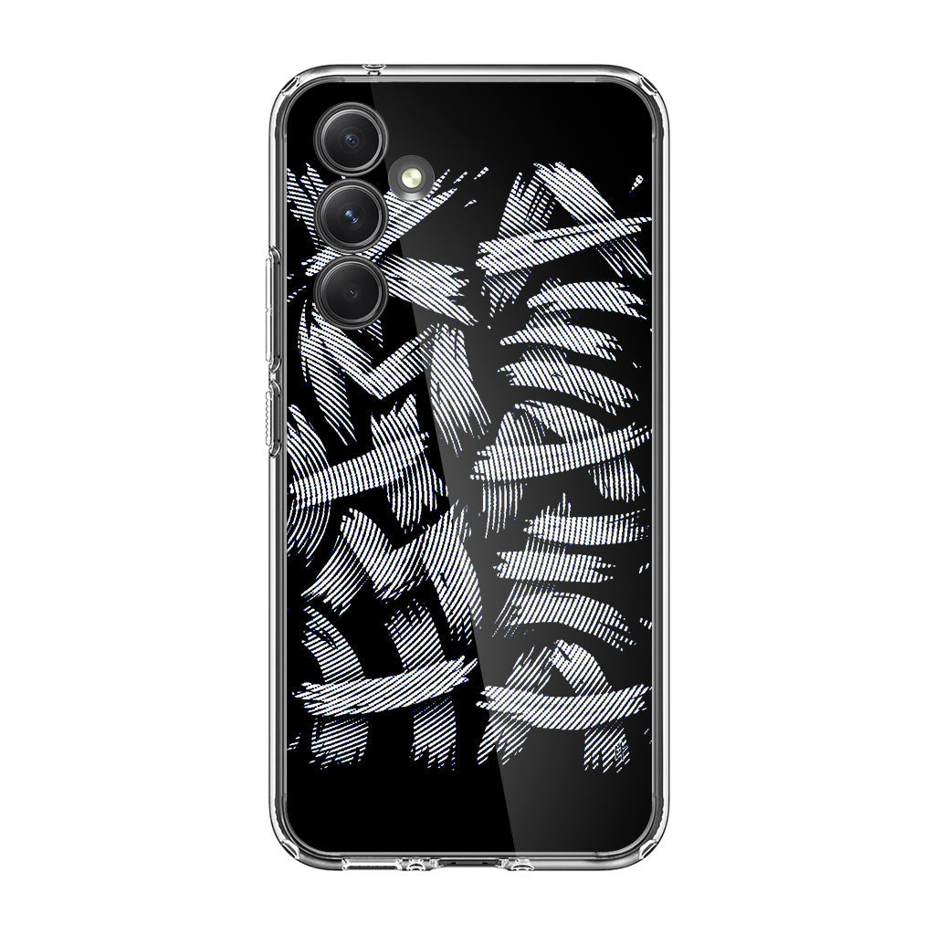 Dragon Ball Kamehameha Font Art Samsung Galaxy S23 FE Case
