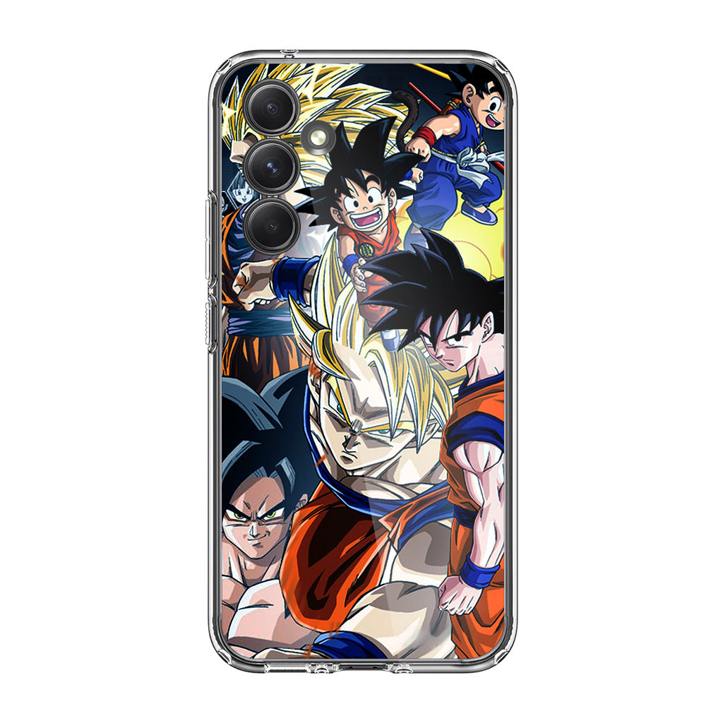 Goku Dragon Ball Samsung Galaxy Z Flip 5 Clear Case