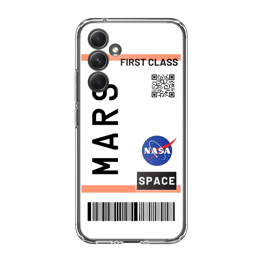 First Class Ticket To Mars Samsung Galaxy A54 5G Case