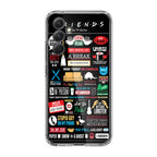 Friends TV Show Quotes Poster Samsung Galaxy A54 5G Case
