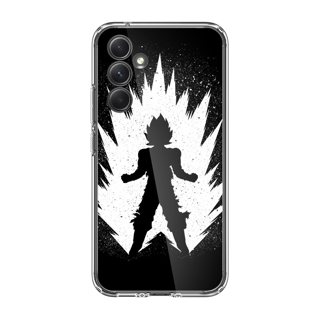 Goku Super Saiyan Black White Samsung Galaxy A54 5G Case