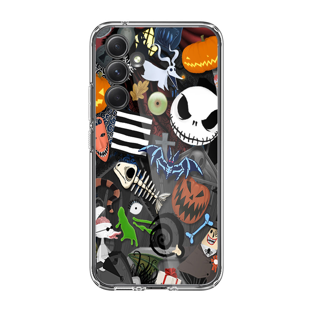 Nightmare Before Chrismast Collage Samsung Galaxy A54 5G Case