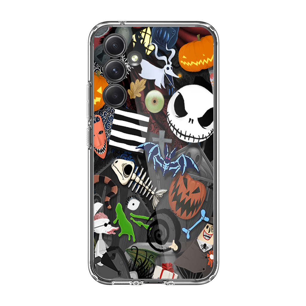 Nightmare Before Chrismast Collage Samsung Galaxy A25 5G | Galaxy A15 5G Case