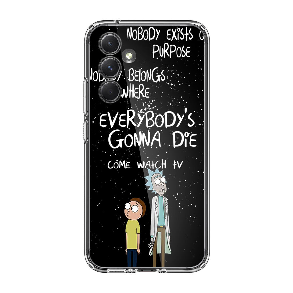 Rick And Morty Quotes Samsung Galaxy A54 5G Case
