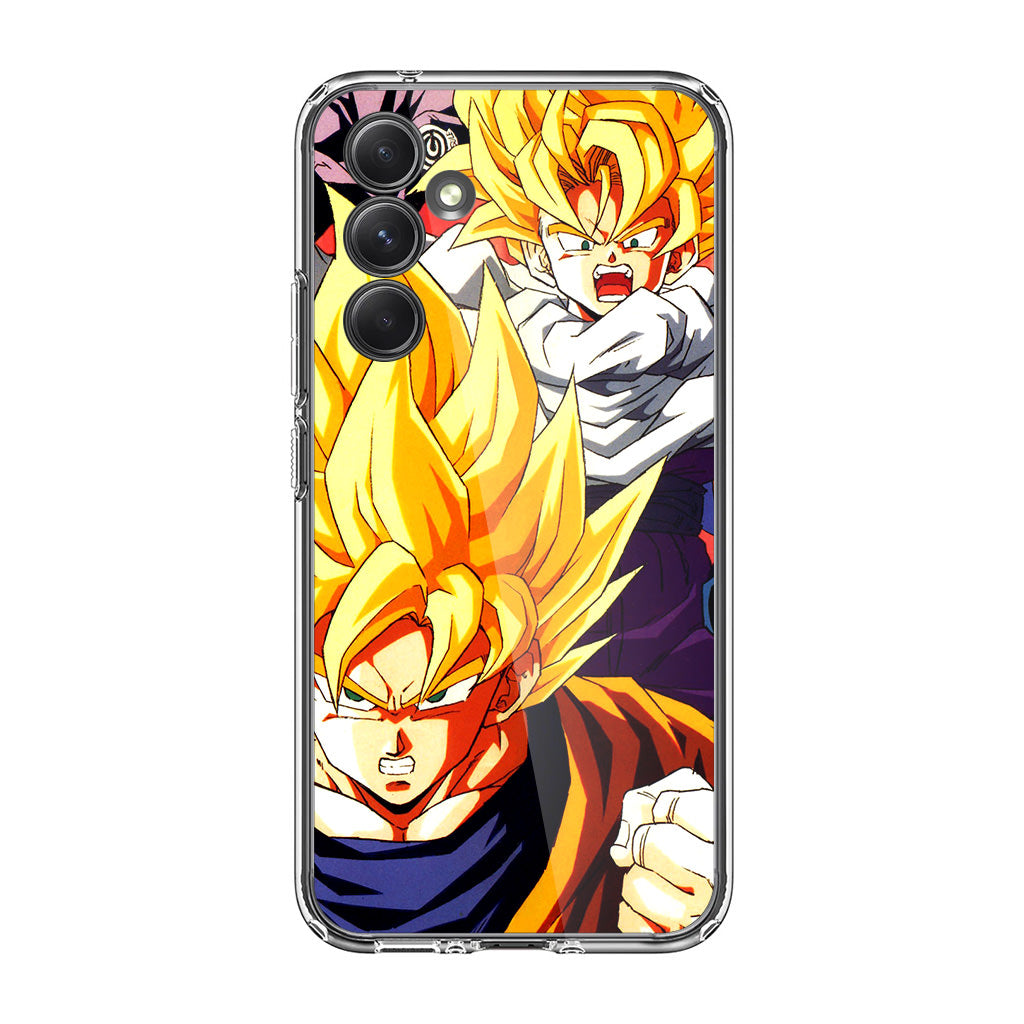 Super Saiyan Goku And Gohan Samsung Galaxy S23 FE Case