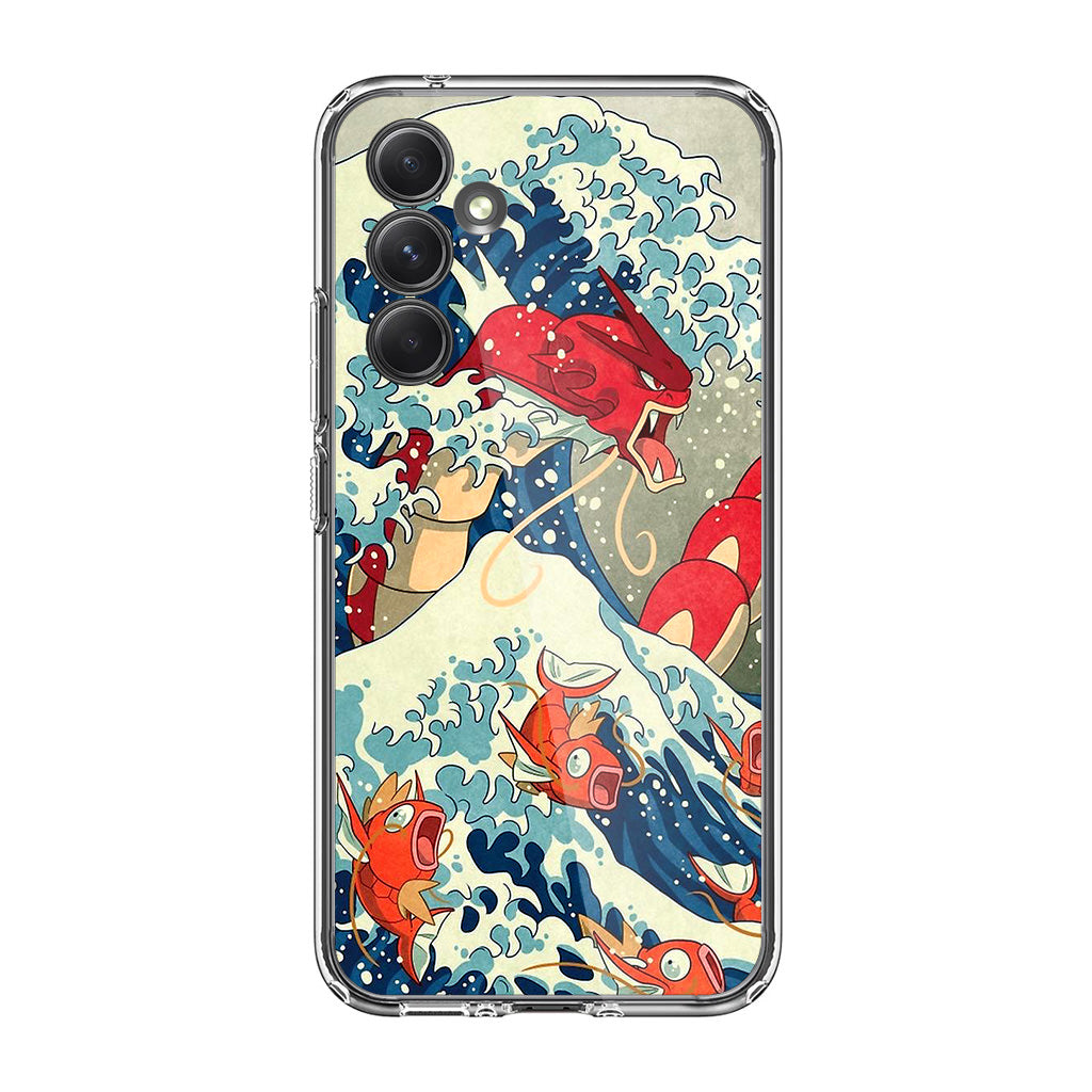 The Great Wave Of Gyarados Samsung Galaxy A25 5G | Galaxy A15 5G Case Customilo The Great Wave Of Gyarados Samsung Galaxy A25 5G | Galaxy A15 5G Case Customilo