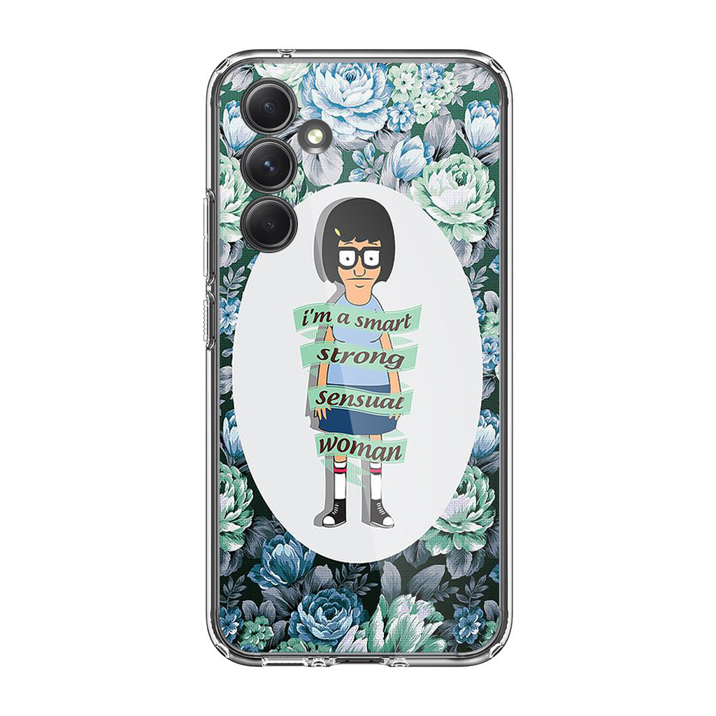 Tina Belcher Flower Woman Quotes Samsung Galaxy A54 5G Case