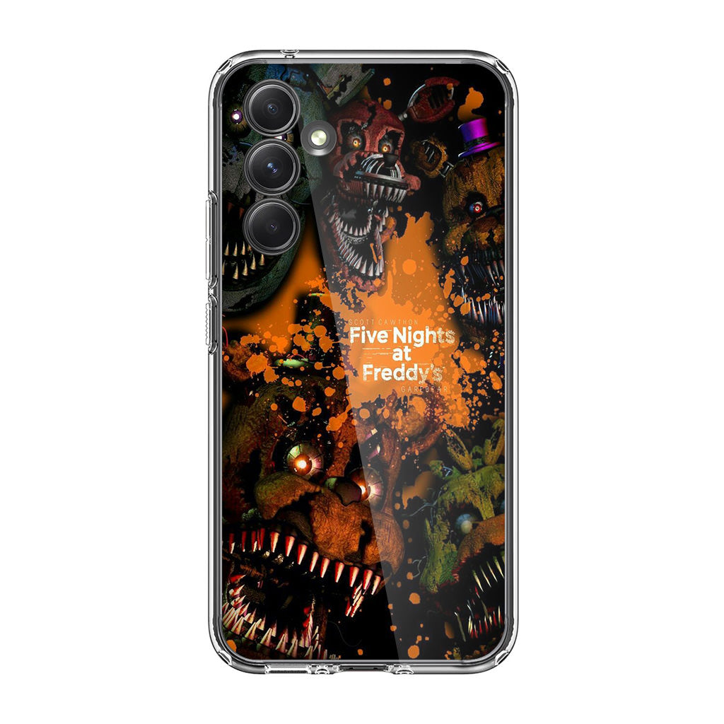 Five Nights at Freddy's Scary Samsung Galaxy A54 5G Case