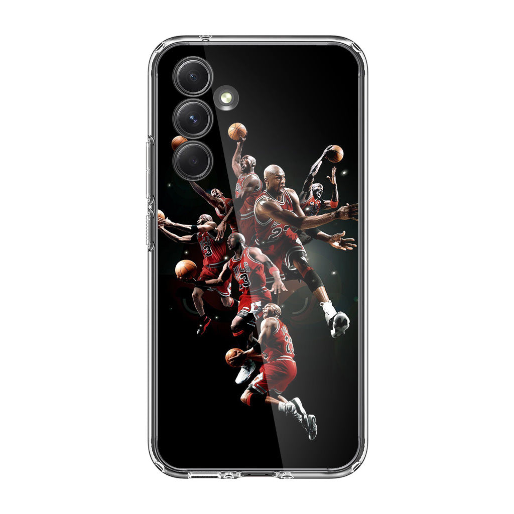 Michael Jordan Best Moment Samsung Galaxy A54 5G Case