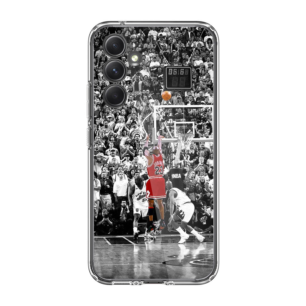Michael Jordan Epic Shoot - Iconic Basketball Case | Galaxy S23 FE Case