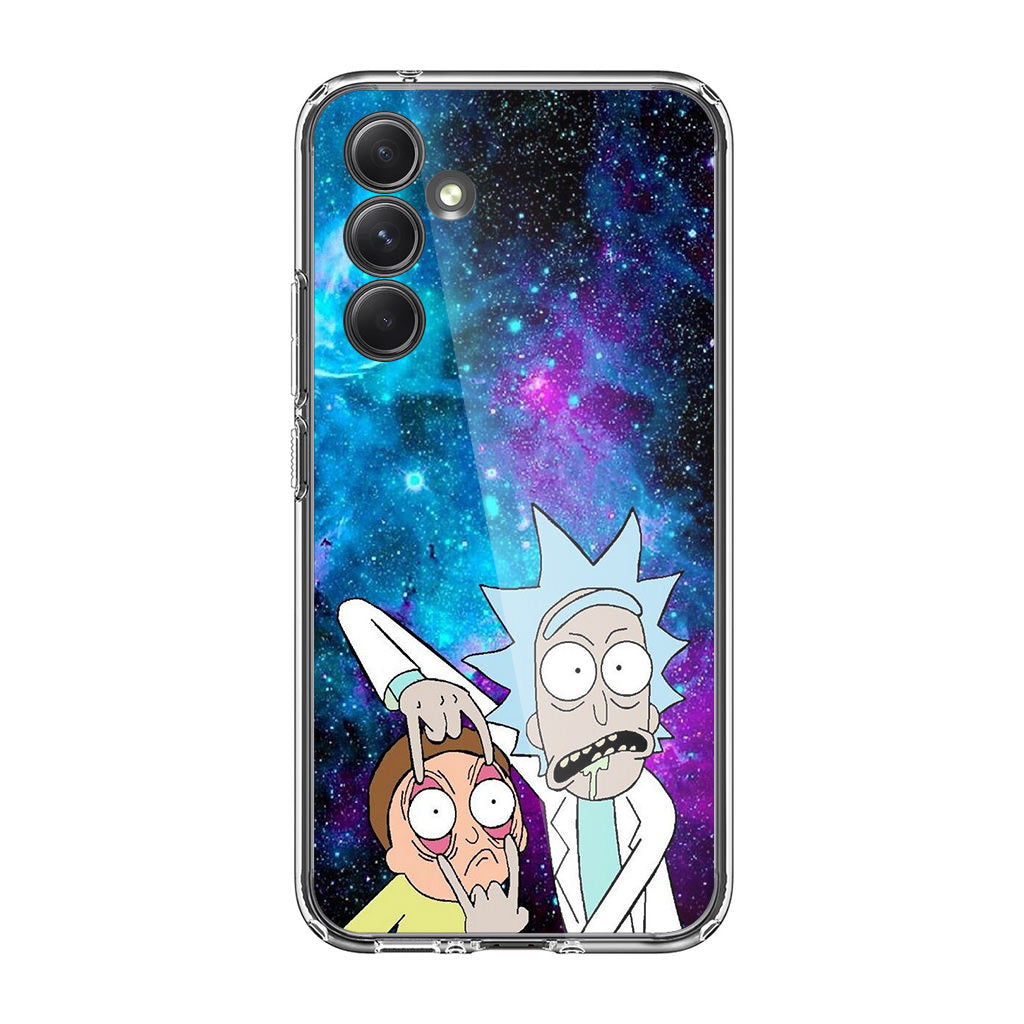 Rick And Morty Open Your Eyes Samsung Galaxy A54 5G Case