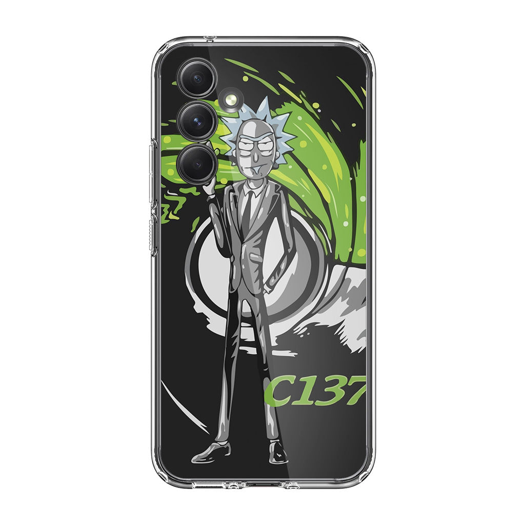 Rick Sanchez Agent C137 Samsung Galaxy A54 5G Case