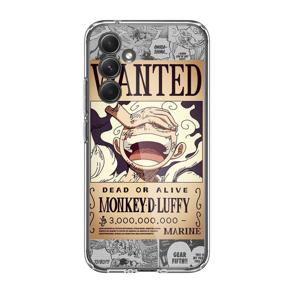 Gear 5 Wanted Poster Samsung Galaxy A54 5G Case