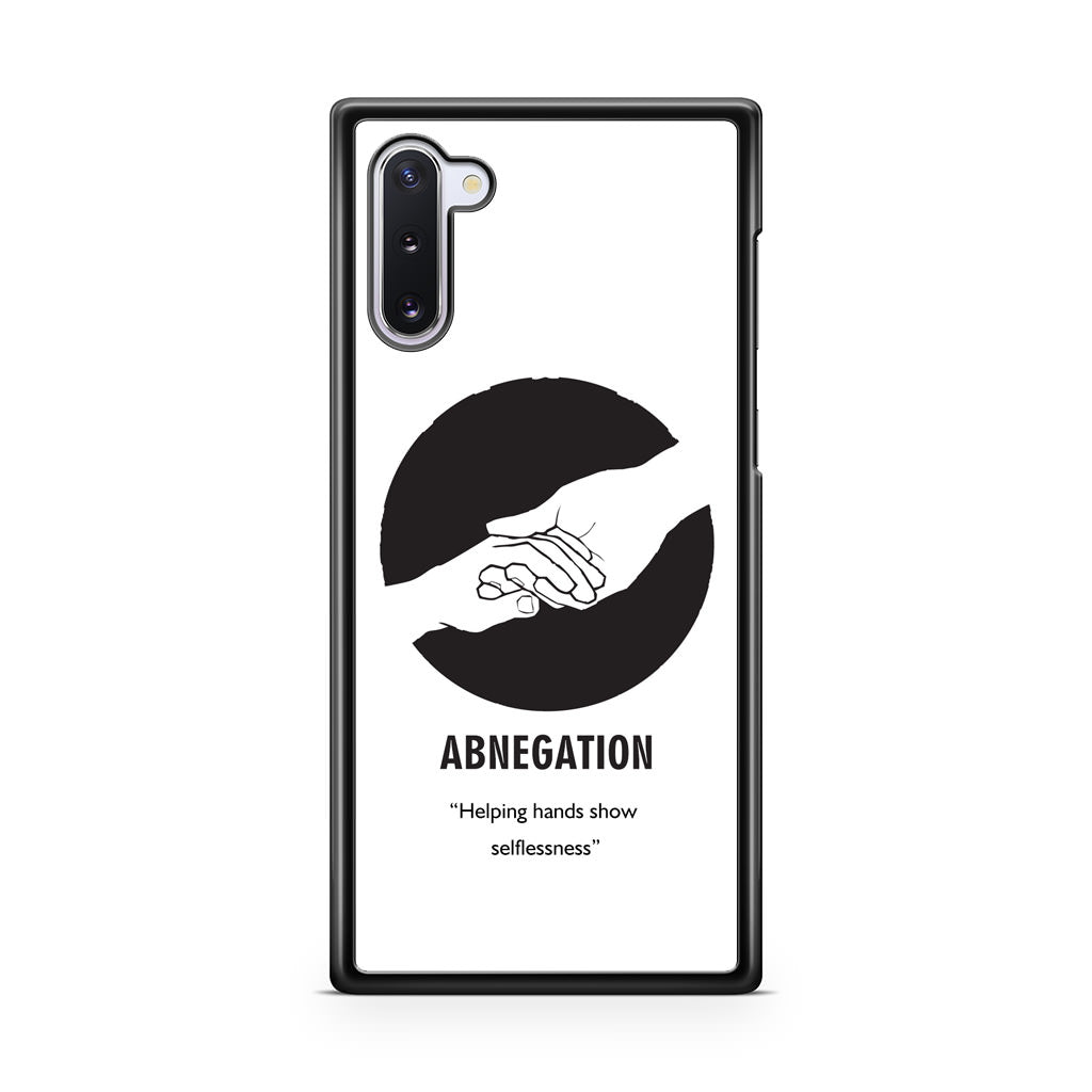 Abnegation Divergent Faction Galaxy Note 10 Case